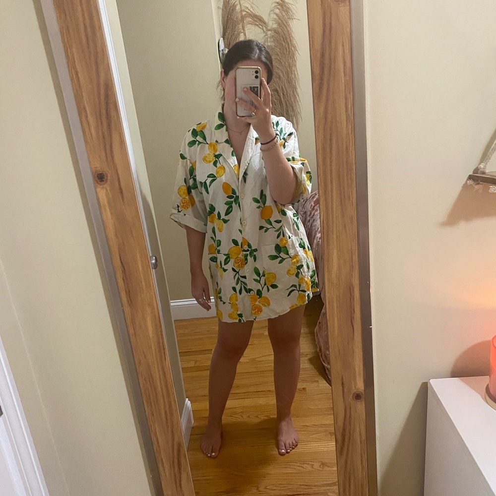 Zara Lemon Tunic Dress